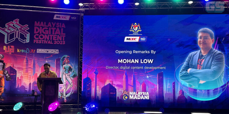 Pengarah MDEC Mohan Low mulakan MYDCF dengan Membincangkan Tumpuan dalam Industri Kreatif [Level Up KL 2023]
