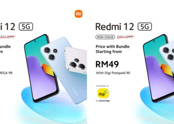 Redmi 12 5G boleh didapati di Malaysia melalui pelan postpaid Celcom & Digi – semurah RM49!