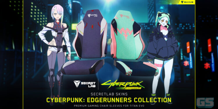 SecretLab umum kulit ‘Cyberpunk: Edgerunners’ untuk TITAN Evo, santai bersama Lucy and Rebecca!