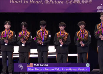 Malaysia Naib Johan dalam kejohanan Arena of Valor di Hangzhou Asian Games