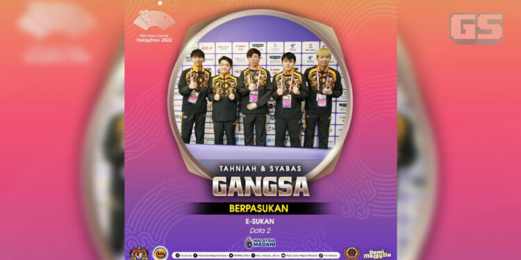 Malaysia Raih Pingat Gangsa Dalam Kejohanan Dota 2 di Sukan Asia Hangzhou!
