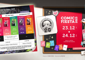 Comic Fiesta 2023: Info Penuh Tiket! Harga Bermula RM 30!