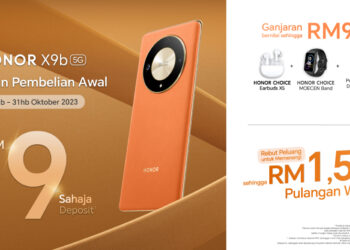 Promosi Early Bird HONOR X9b 5G: Deposit hanya RM9 & peluang Pulang Wang RM1,500!