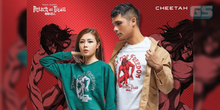 Cheetah Keluarkan T-shirt dan Hoodies Attack on Titan! Harga Bermula RM 59!