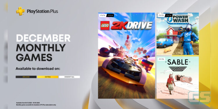 Barisan Game PS Plus Disember 2023 Disember 2023 — Lego 2K Drive, Powerwash Simulator & Sable