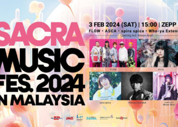 SACRA MUSIC FES Akan ke Malaysia pada Februari 2024, FLOW Bakal Buat Persembahan!