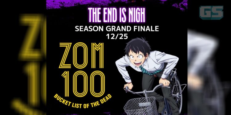 Anime Zom 100: Bucket List of the Dead Tayangkan 3 Episod Akhir Disember Ini!