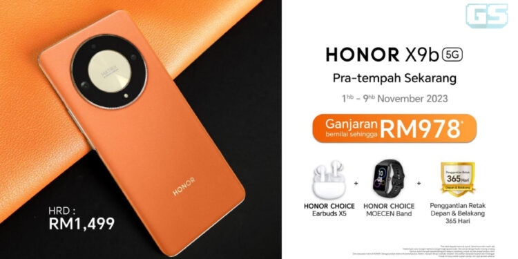 Pre-order HONOR X9b Bermula Sekarang – Bernilai RM 1,499! 