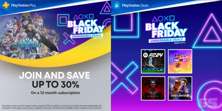 PlayStation Black Friday 2023 – Tawaran Murah Untuk Game & PlayStation Plus!