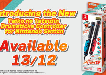 Sihat & Cergas Bersama ‘Taiko no Tatsujin Drumsticks Controller’ untuk Nintendo Switch!