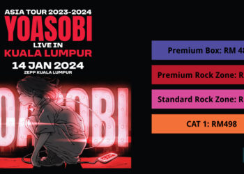 Jualan Tiket Konsert YOASOBI Malaysia Didedahkan, Bakal Dijual Pada 1 Disember!