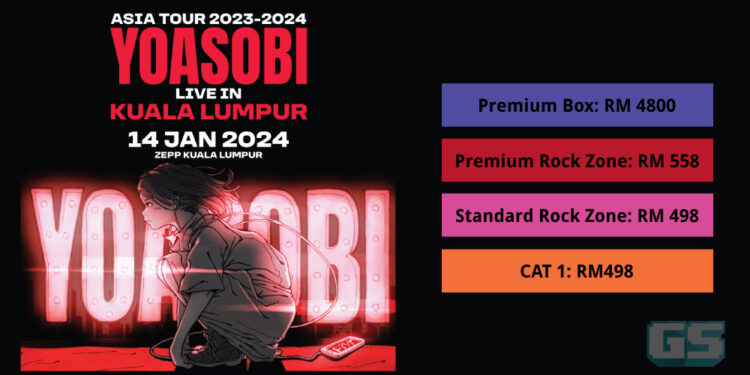Jualan Tiket Konsert YOASOBI Malaysia Didedahkan, Bakal Dijual Pada 1 Disember!