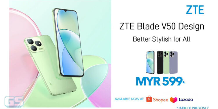 ZTE Malaysia Umum Blade V50 Design – Spec Canggih, Harga Hanya RM599!