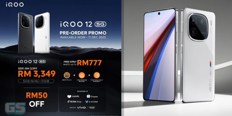 Pre-Order ‘iQOO 12 5G’ Buka Sekarang – Nilai RM3399 Dengan Promo Terhad!
