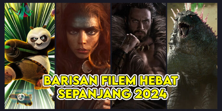 Barisan Filem-Filem Hebat Bakal Hadir di Pawagam Pada 2024!