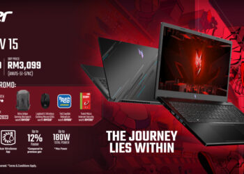 Acer Siap Sedia Untuk Musim Cuti Dengan Laptop Nitro V 15 Baru & Beg Galas Khas!