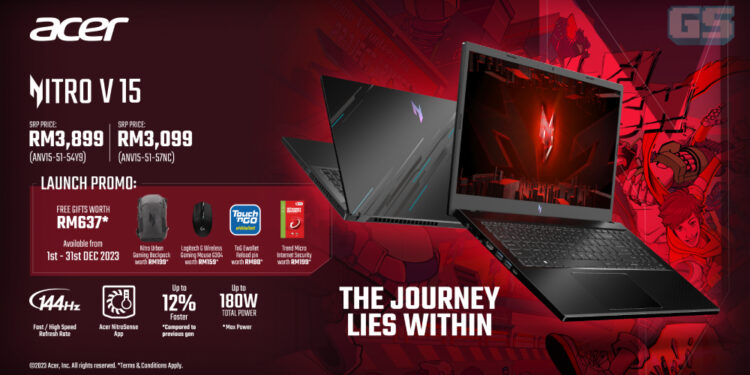 Acer Siap Sedia Untuk Musim Cuti Dengan Laptop Nitro V 15 Baru & Beg Galas Khas!
