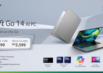 Acer Swift Go 14 Series Kini Tersedia di Pasaran! Harga Bermula RM 3599!
