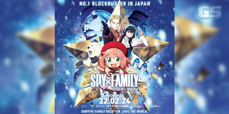 SPY x FAMILY CODE: White Akan Tayang di Malaysia pada 22 Februari 2024!