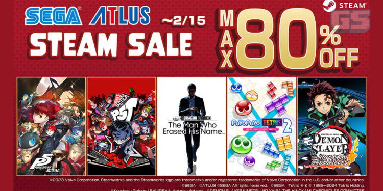 SEGA ATLUS Year of The Dragon Sale Sudah Bermula di Steam! Dapatkan Diskaun Game Sehingga 80%