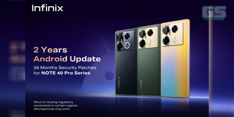 Infinix Bakal Keluarkan Update Software NOTE 40 Series Sehingga Android 16