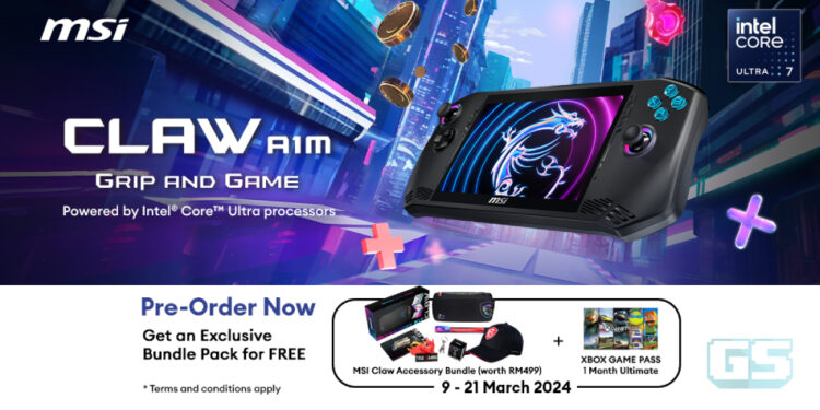 Pre-Order MSI Claw Bermula 9 Mac 2024, Harga Bermula RM 3,499!