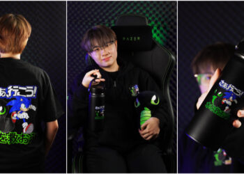 Razer Sneki Snek & Sonic the Hedgehog Bekerjasama Untuk Baju, Hoodie & Botol Eksklusif!