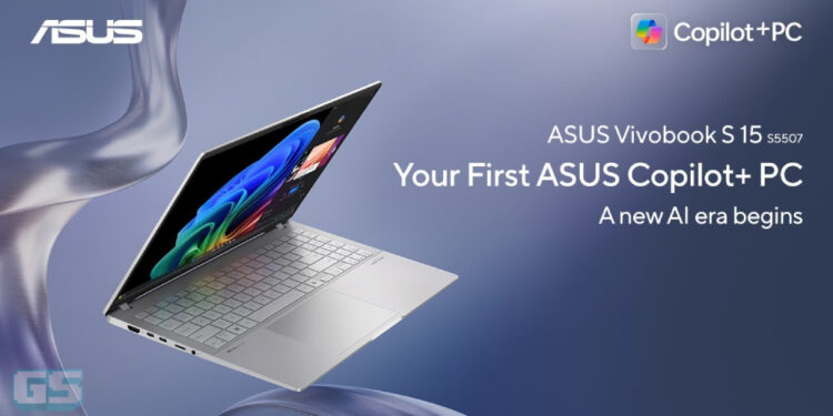 ASUS Umum ASUS Vivobook S 15, PC Copilot+ Pertama Dengan Ciri AI