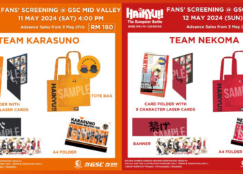Tiket Fan Screening “Haikyu: The Dumpster Battle” Dijual Sekarang – Berharga RM180!