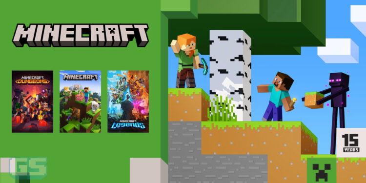 Semua Game Minecraft Dapat Diskaun Besar Sempena Ulang Tahun Ke-15