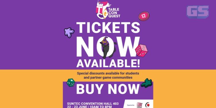 Tiket TableCon Quest 2024 Kini Dijual – Menyeru Semua Peminat Permainan Tabletop!