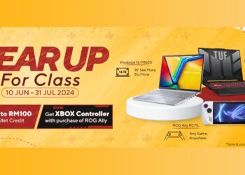 Program ‘Gear Up For Class with ASUS’ Bermula, Tawar Kredit TNG eWallet Hingga RM100 & Xbox Controller Percuma