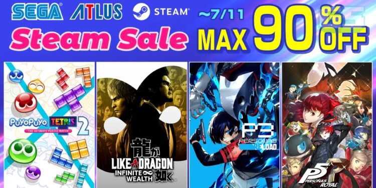 Persona 3 Reload & Like a Dragon: Infinite Wealth Kini Diskaun, Sempena Steam Summer Sale