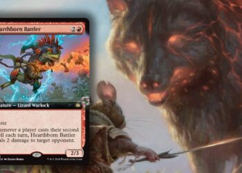 Previu Hearthborn Battler – Serang Tanpa Henti Dalam “MTG: Bloomburrow!”