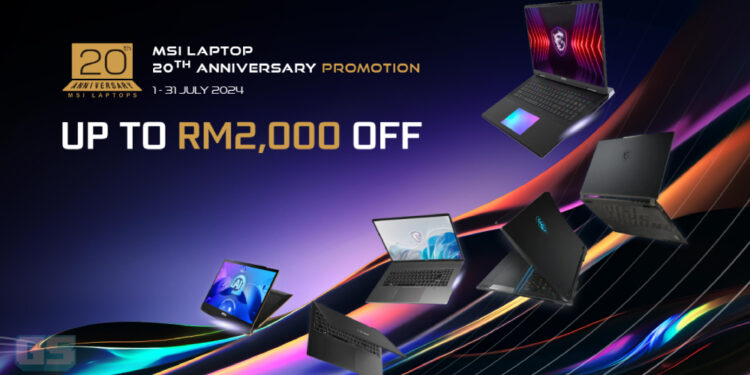 Raikan Ulang Tahun Ke-20 MSI Bersama Promosi Jualan Eksklusif – Pakej Istimewa Pada Harga Istimewa!