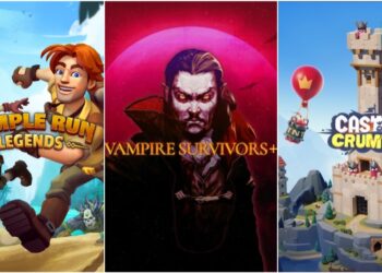 Apple Arcade Ogos 2024: Temple Run: Legends, Vampire Survivors+, Castle Crumble