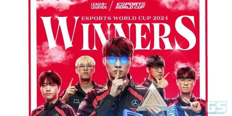 T1 Menjadi Juara Esports World Cup 2024 League of Legends, Faker MVP!
