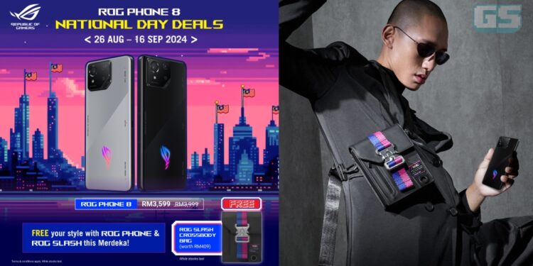 Harga Diskaun Untuk ROG Phone 8 Sempena “National Day Deals”, Bonus Beg ROG Slash Percuma!