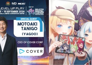 CEO COVER Corp, YAGOO, Akan Datang Ke LEVEL UP PLAY Malaysia!