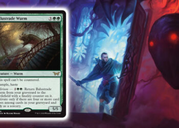 Previu Kad ‘Balustrade Wurm’, Mimpi Ngeri Baru Dalam MTG: Duskmourn!
