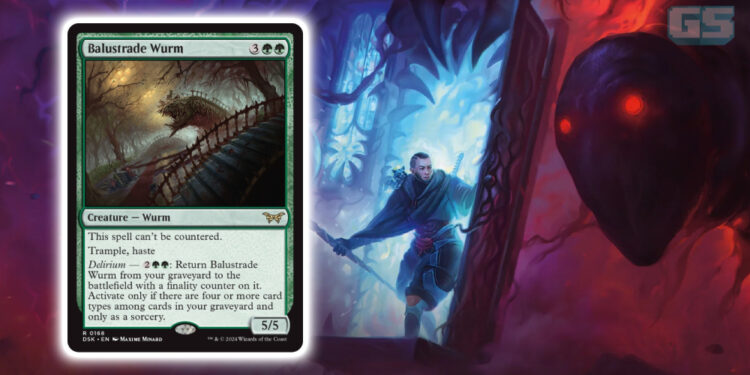 Previu Kad ‘Balustrade Wurm’, Mimpi Ngeri Baru Dalam MTG: Duskmourn!