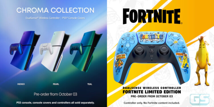 Sony Umum Chroma Collection Untuk PS5 & DualSense – Fortnite Limited Edition!