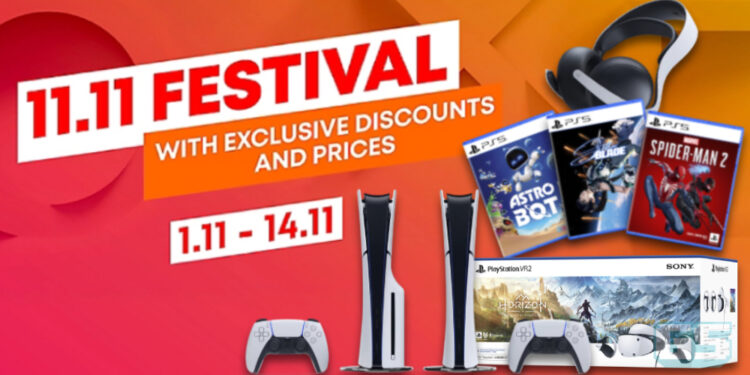 11.11 Festival Kembali Dengan Diskaun Menarik Untuk Konsol, Aksesori & Game PS5!