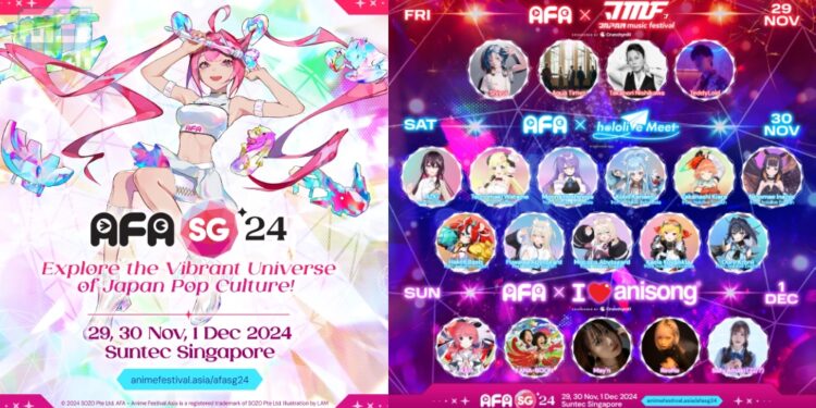 Anime Festival Asia Singapore 2024 – Senarai Persembahan, Aktiviti & Tetamu Khas Untuk Dinantikan!