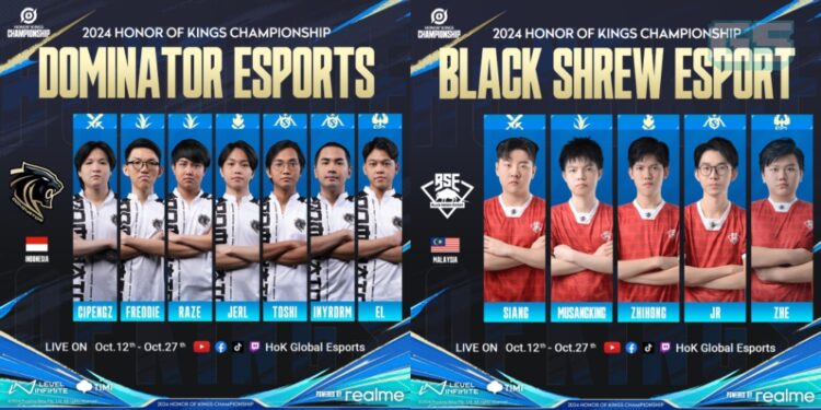 2024 Honor of Kings Championship: Black Shrew Esports Temu Dominator Esports Di Grand Finals