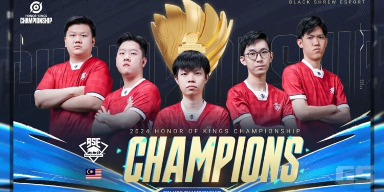 2024 Honor of Kings Championship: Black Shrew Esports Dari Malaysia Digelar Juara Dunia!