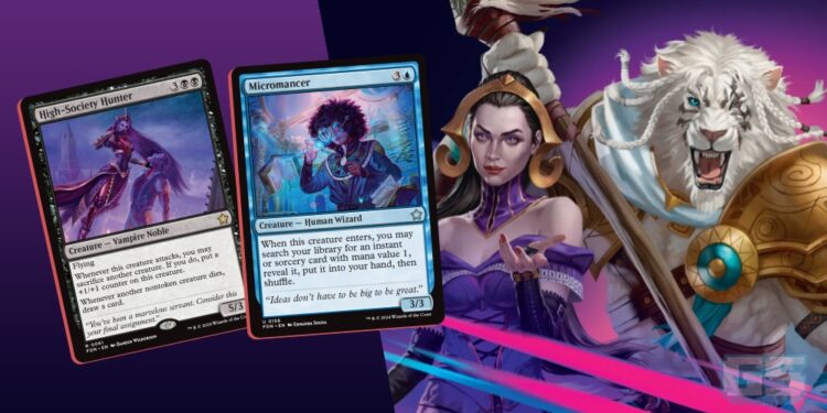 Previu Kad ‘High-Society Hunter’ & ‘Micromancer’ – Mendalami MTG: Foundations!