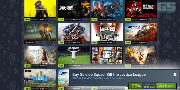 Steam Autumn Sale Telah Tiba! Game Suicide Squad Hanya RM15!