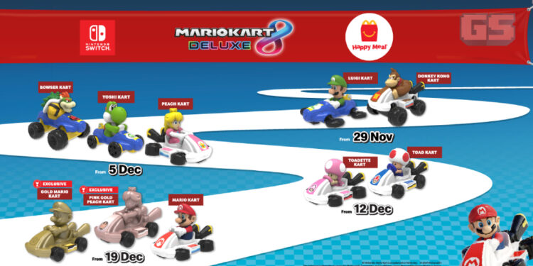 Mari Berlumba Dengan Happy Meal Mario Kart di McDonald’s Malaysia!
