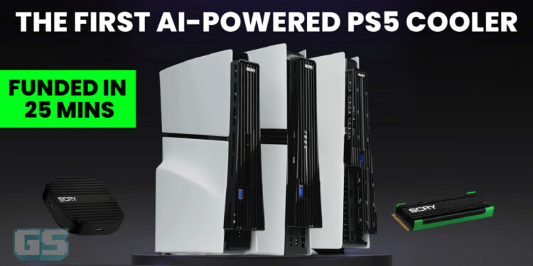 SCRY Umum “PS5 Cooler Berkuasa AI” Pertama untuk Menyelesaikan Isu Pemanasan!